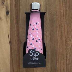 Pink Geometric Insulated Bottle by Sip by S'well
